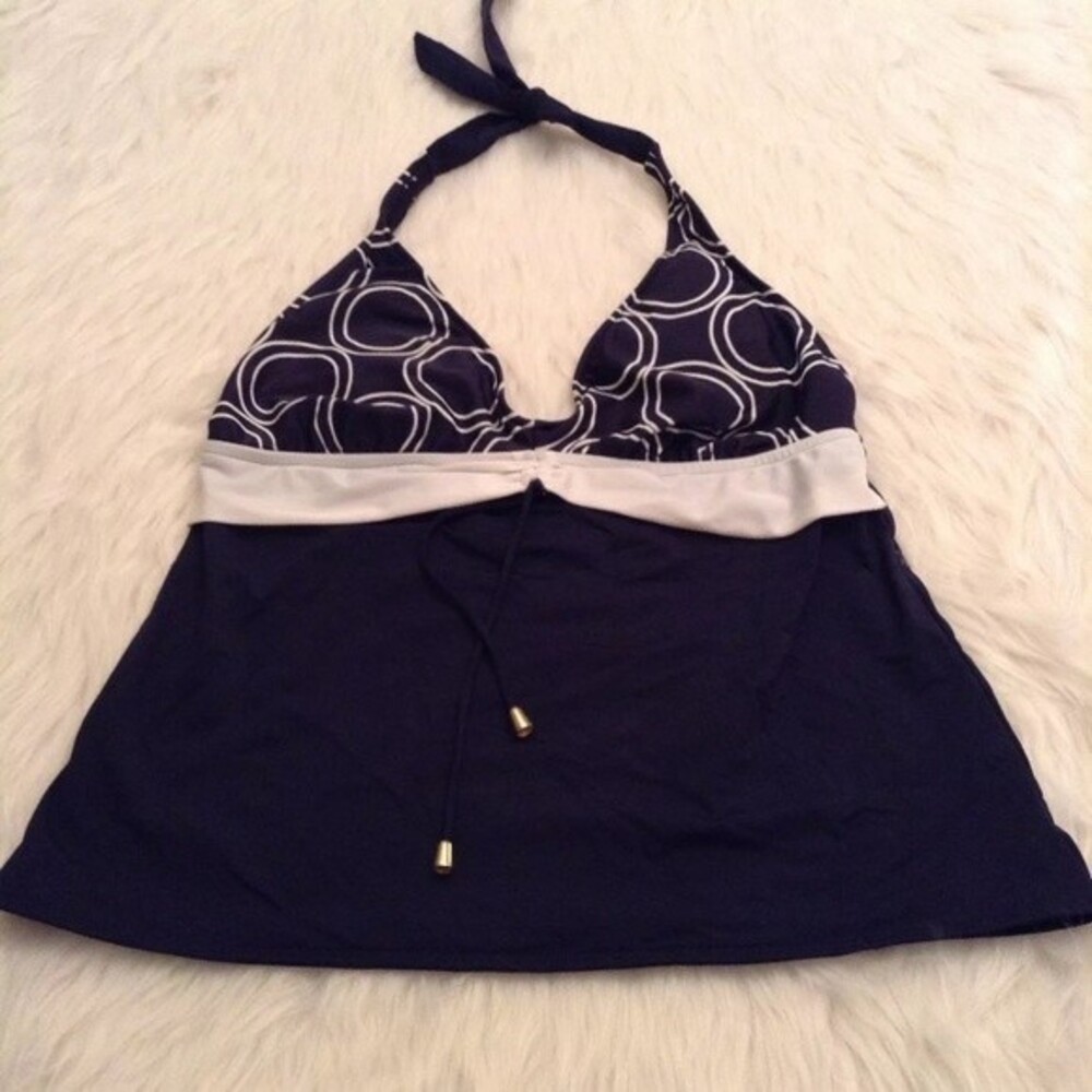 Catalina Tankini L 12/14 Bathing Suit Navy (BL)